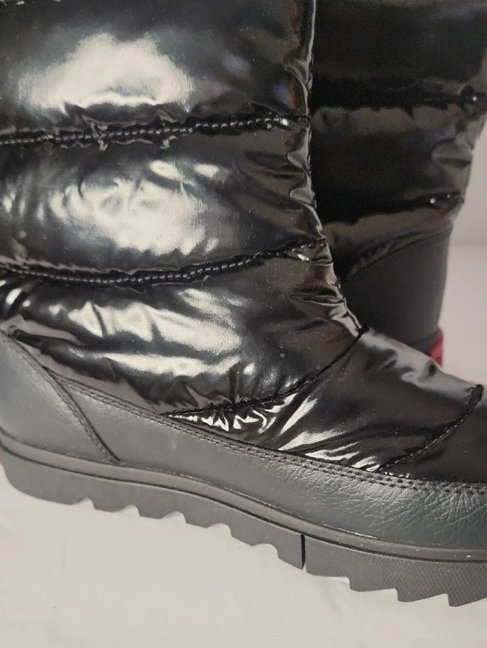 Sorel Joan Of Artic Black Puffer Snow Boot Size 8.5
